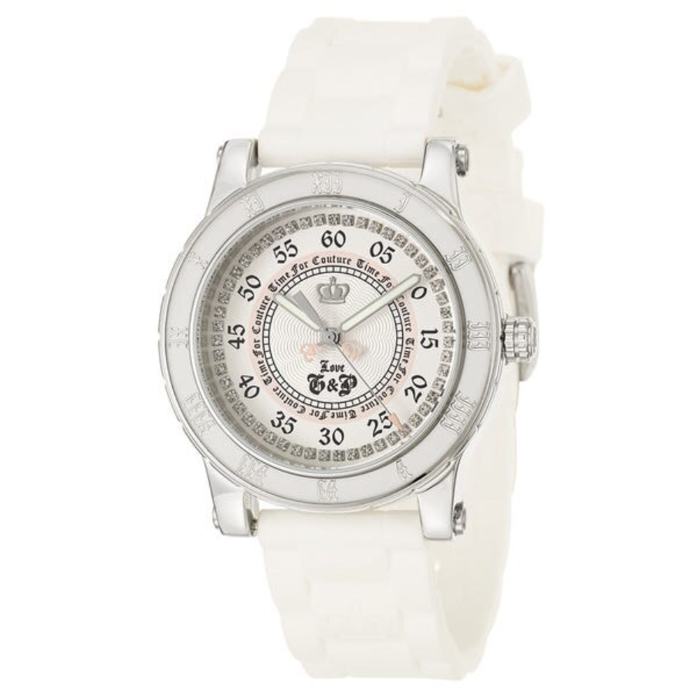 Juicy Couture 'HRH' White Stainless Steel Watch